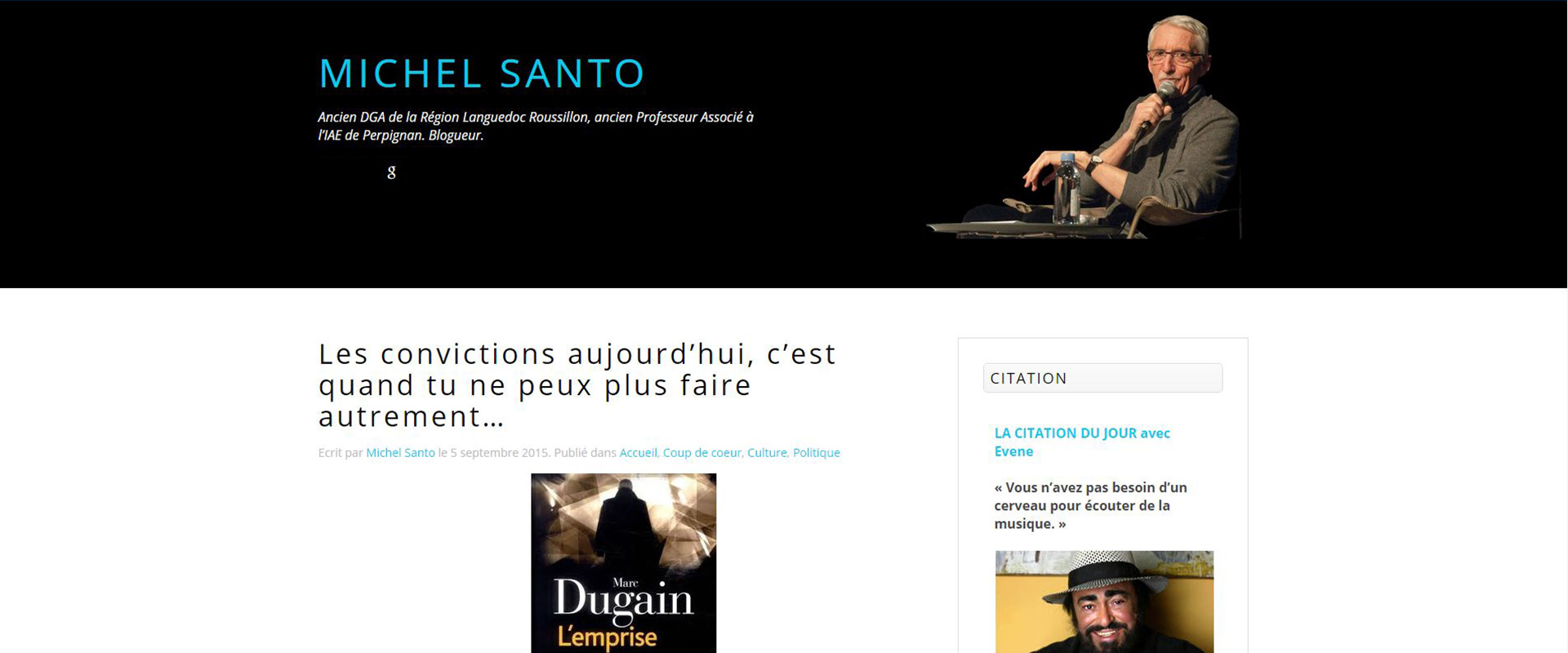 Le blog de Michel Santo